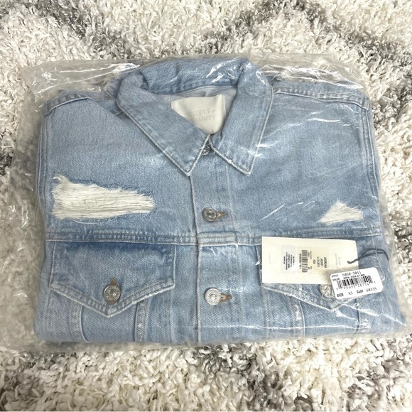 Citizens of Humanity Georgina Denim Jacket In Vidia light blue size XS NWT - Picture 6 of 8